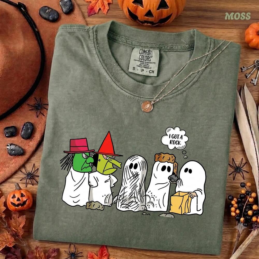 I Got A Rock Halloween Funny Ghost Spooky T Shirt
